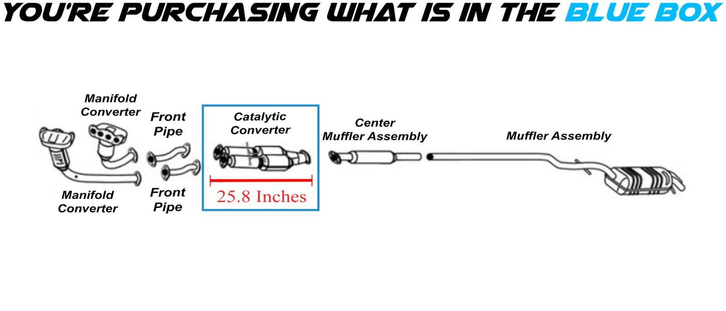 2005-2011 Volvo XC90 4.4L Rear Catalytic Converter - EPA Approved