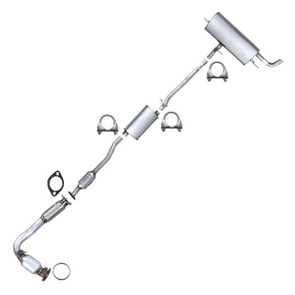 2015-2017 Chevy Equinox 2.4L Front and Rear Catalytic Converter, Mufflers and Pipe