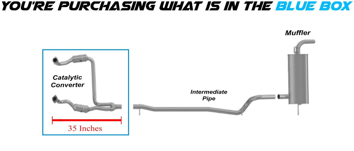 2007-2009 Jeep Wrangler 3.8L Front Catalytic Converter - EPA Approved