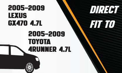 2005-2009 Lexus GX470/Toyota 4Runner 4.7L Passenger-side Manifold Catalytic Converter