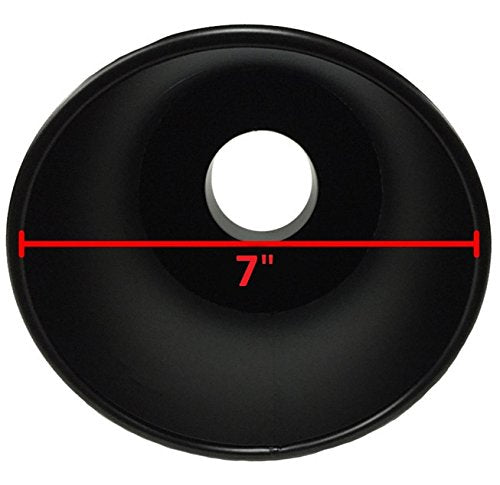 Stainless Steel High Temperature Black Coated Diesel Truck Bolt On Exhaust Tip (4" ID x 7" OD x 18"Long)