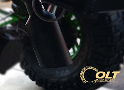Stainless Steel High Temperature Black Coated Diesel Truck Bolt On Exhaust Tip (4" ID x 7" OD x 18"Long)