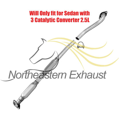 Exhaust Resonator and Muffler for 2004 Subaru Legacy 2.5L | 2004 Outback 2.5L | 2001-2004 Outback 3.0L