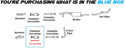 Driver-side Catalytic Converter for 2005-2019 Nissan models and Suzuki Equator 4.0L