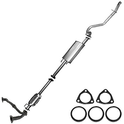 Northeastern Exhaust | Direct-Fit Y-Pipe, Muffler, Tail Pipe and Stainless Steel EPA-Approved Catalytic Converter Exhaust System Kit Compatible for 2001 Suzuki Grand Vitara 2.7L | 2002-2003 Suzuki XL-7 2.7L | Free Gaskets and Clamps Included