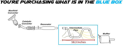 2004-2008 Chevy Malibu 2.2L 3.5L Exhaust Pipe