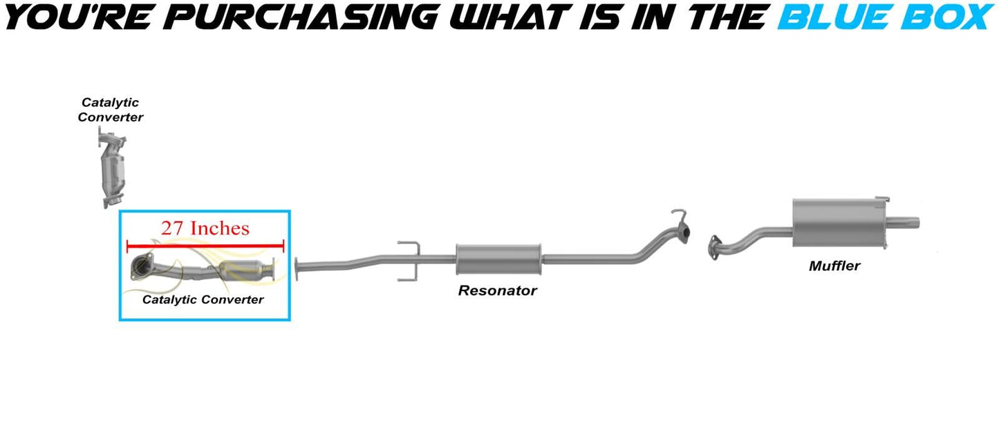 2012-2014 Honda CR-V 2.4L Rear Catalytic Converter - EPA Approved