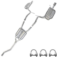 2005-2009 Audi A4 Quattro 2.0L Exhaust Resonator Pipe and Pair of Muffler