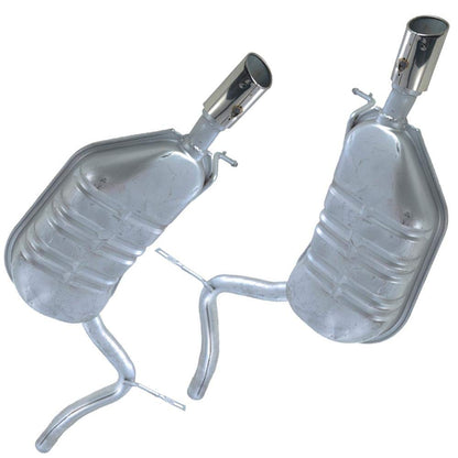 2005-2009 Audi A4 Quattro 2.0L Exhaust Resonator Pipe and Pair of Muffler