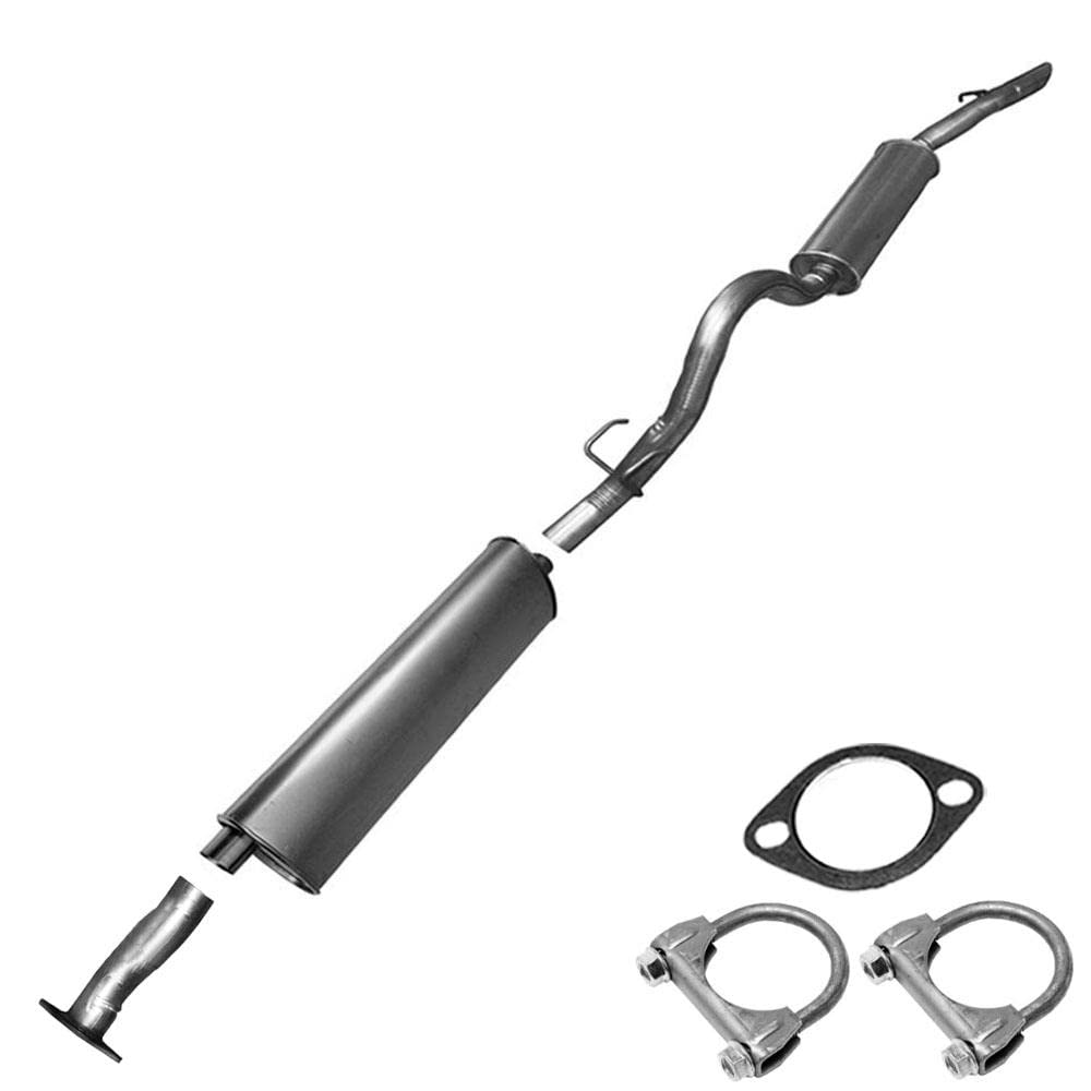 Exhaust Pipe, Muffler and Resonator for 2006 Chevy Uplander 3.5L | 2007-2008 Uplander 3.9L | 2002-2005 Venture | 2002-2005 Pontiac Montana 3.4L | 2007-2009 Montana 3.9L