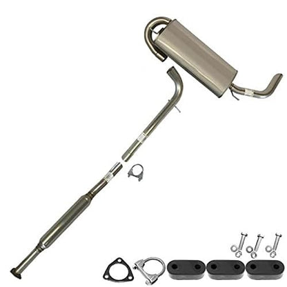 Exhaust Resonator and Muffler with hanger for 2005-2006 Chevy Equinox | 2006 Pontiac Torrent | 3.4L