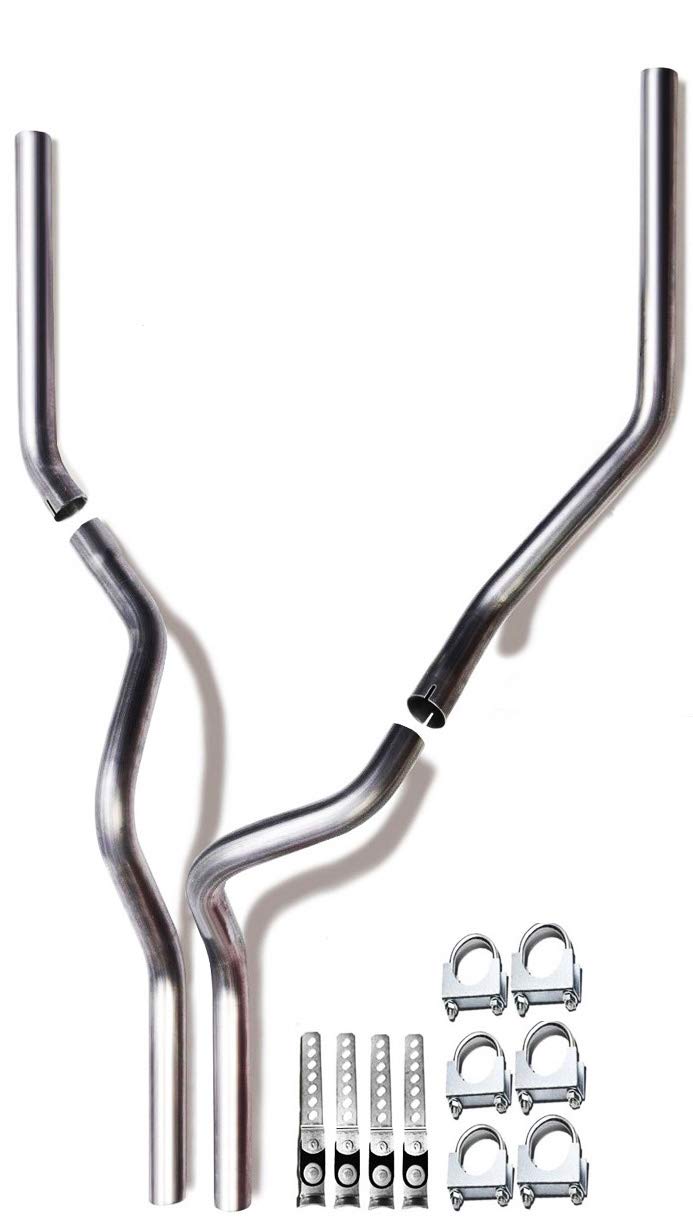 2004-2008 Ford F150 Dual 2.5" Exhaust Pipes Conversion Kit