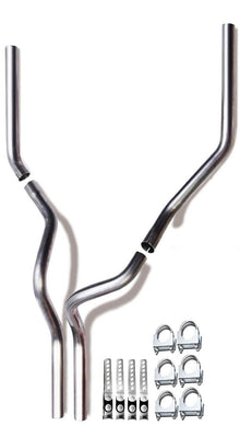 2004-2008 Ford F150 Dual 2.5" Exhaust Pipes Conversion Kit