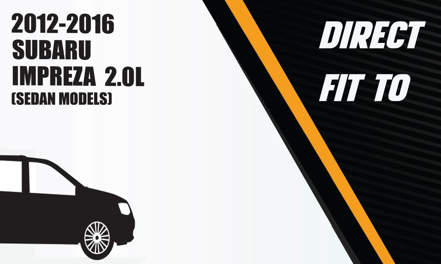 2012-2016 Subaru Impreza 2.0L Exhaust Muffler Assembly - For Sedan