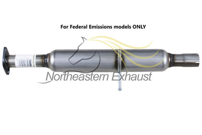 Northeastern Exhaust | Stainless Steel Resonator Pipe Compatible for 2011-2013 Hyundai Tucson 2.0L | 2010-2013 Hyundai Tucson 2.4L | 2011-2016 Kia Sportage 2.4L | Free Gaskets & Clamp Included | With Federal Emissions System