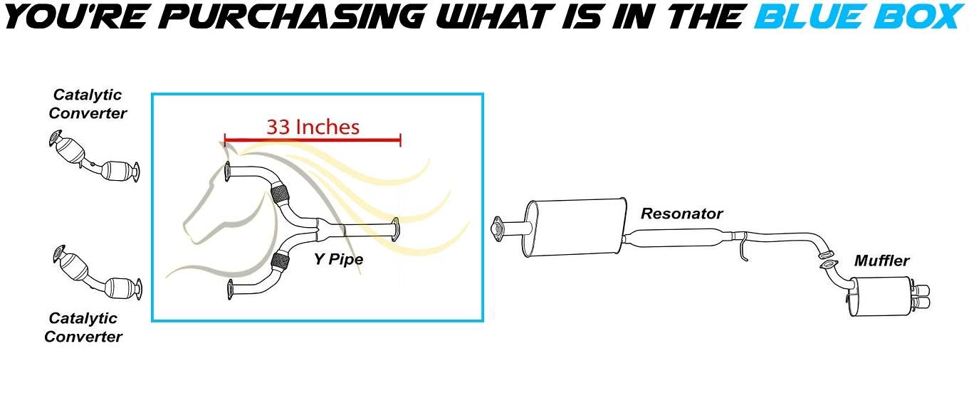 2003-2005 Infiniti FX35 3.5L & FX45 4.5L and 2004-2006 Infiniti G35 3.5L Exhaust Y-Pipe