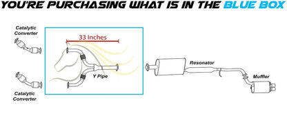 2003-2005 Infiniti FX35 3.5L & FX45 4.5L and 2004-2006 Infiniti G35 3.5L Exhaust Y-Pipe