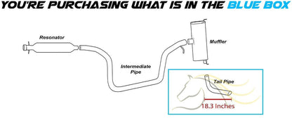 2005-2006 & 2008-2010 Pontiac G6 3.5L and 2007-2008 Saturn Aura 3.5L Exhaust Tail Pipe