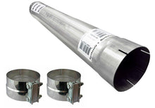 Colt Exhaust | Stainless Steel Straight Pipe Universal Fit Muffler Exhaust Pipe 5"ID (36" Long) | Free Two Lap Joint Band Clamps Included | Automotive Replacement Part