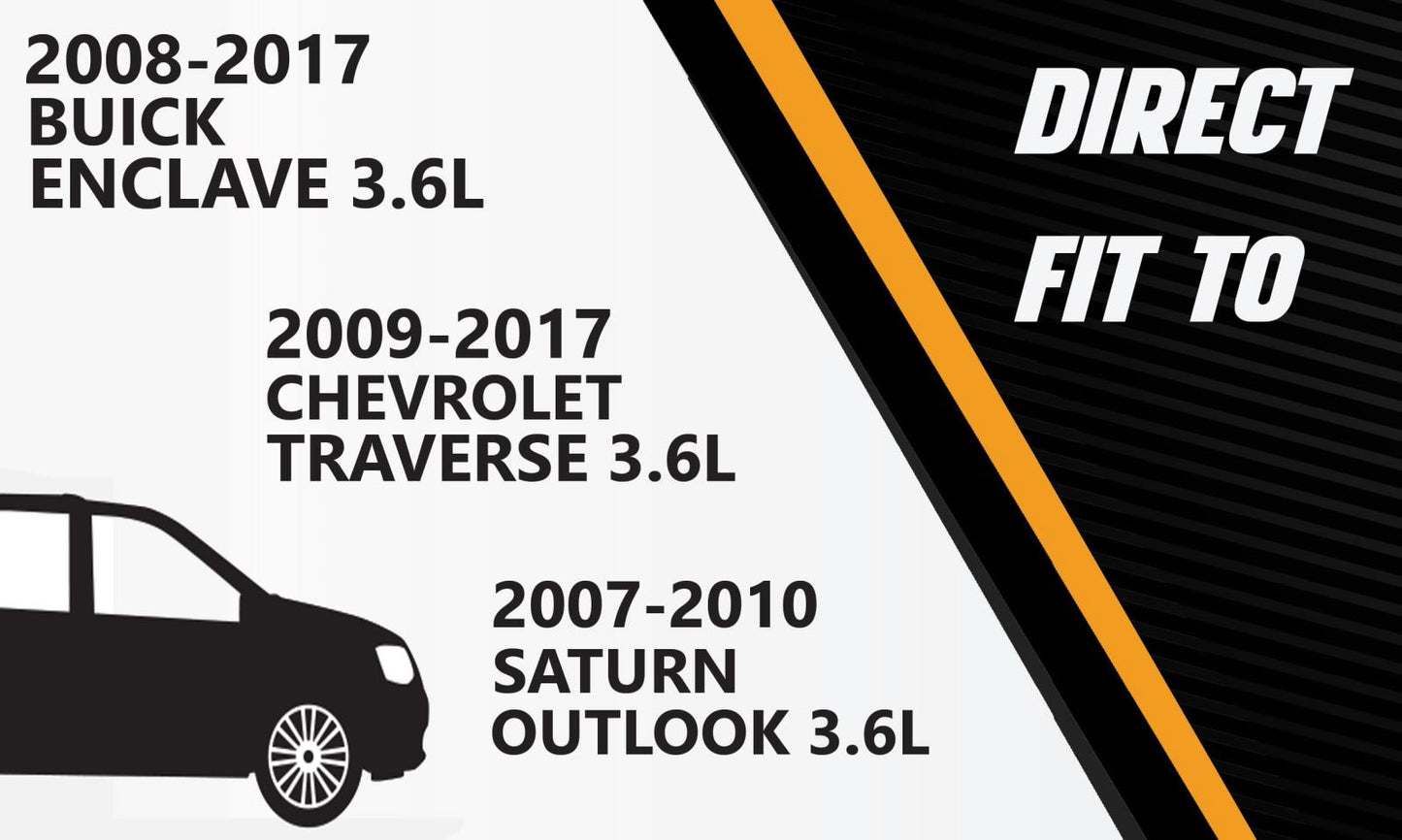 Northeastern Exhaust | EPA-Approved Left Catalytic Compatible for 2007-2016 GMC Acadia | 2017 Acadia Limited | 2007-2010 Saturn Outlook | 3.6L | Free Gaskets