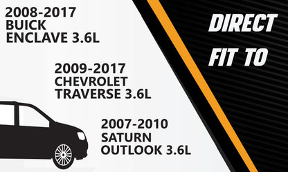 Northeastern Exhaust | EPA-Approved Left Catalytic Compatible for 2007-2016 GMC Acadia | 2017 Acadia Limited | 2007-2010 Saturn Outlook | 3.6L | Free Gaskets