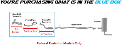 2008-2015 Nissan Rogue Select 2.5L | Exhaust Front Pipe with EPA-Approved Manifold and Catalytic