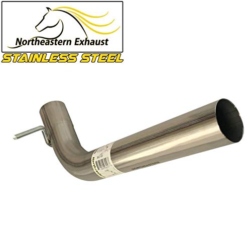 Northeastern Exhaust | Stainless Steel Extension Pipe and Tail Pipe Exhaust Kit Compatible for Ford Expedition 2003-2004 4.6L | 2003-2006 5.4L | Free Clamps Included | Automotive Replacement Part