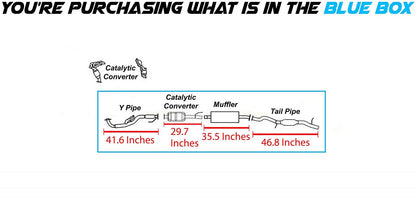 2008 Mazda Tribute 3.0L, 2007-2008 Ford Escape 3.0L and 2007-2008 Mercury Mariner 3.0L Stainless Steel Catalytic Y Flex Muffler Pipe Exhaust | EPA Approved