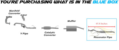2001-2004 Ford Escape 2.0L | 2005-2008 Escape 2.3L | 2001-2008 Escape 3.0L Exhaust Resonator Pipe