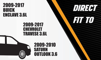 EPA Approved Catalytic Converter for 2009-2017 Buick Enclave/Chevy Traverse 3.6L and 2009-2010 Saturn Outlook 3.6L