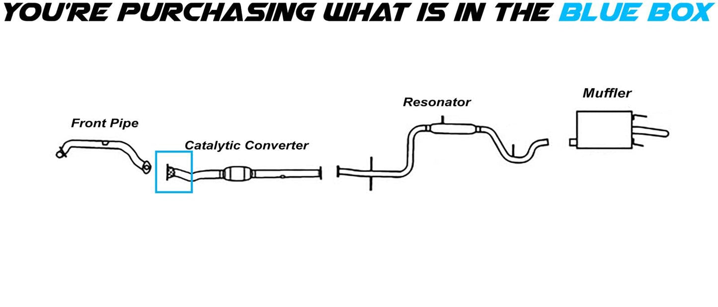 Northeastern Exhaust | Epa-Approved Catalytic Flex Repair Kit Compatible for 1997-2001 Chevrolet Lumina | 1997-1999 Monte Carlo | 3.1L