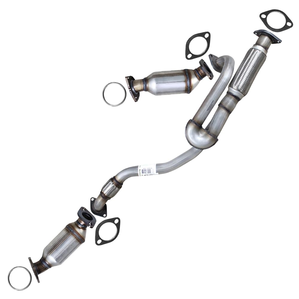 Northeastern Exhaust | Stainless Steel EPA-Approved Pair of Catalytic and Y Pipe Compatible for 2009-2017 Buick Enclave & Chevy Traverse | 2009-2016 GMC Acadia | Outlook 3.6L | 2017 Acadia Limited | 2009-2010 Saturn Outlook