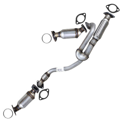 Northeastern Exhaust | Stainless Steel EPA-Approved Pair of Catalytic and Y Pipe Compatible for 2009-2017 Buick Enclave & Chevy Traverse | 2009-2016 GMC Acadia | Outlook 3.6L | 2017 Acadia Limited | 2009-2010 Saturn Outlook