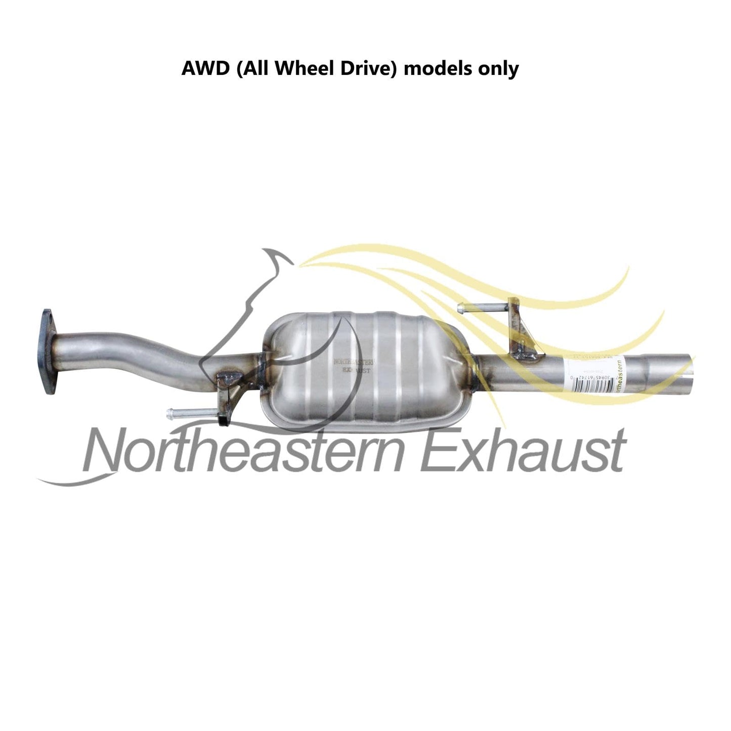 2008-2010 Kia Sportage 2.0L AWD Exhaust Resonator Assembly