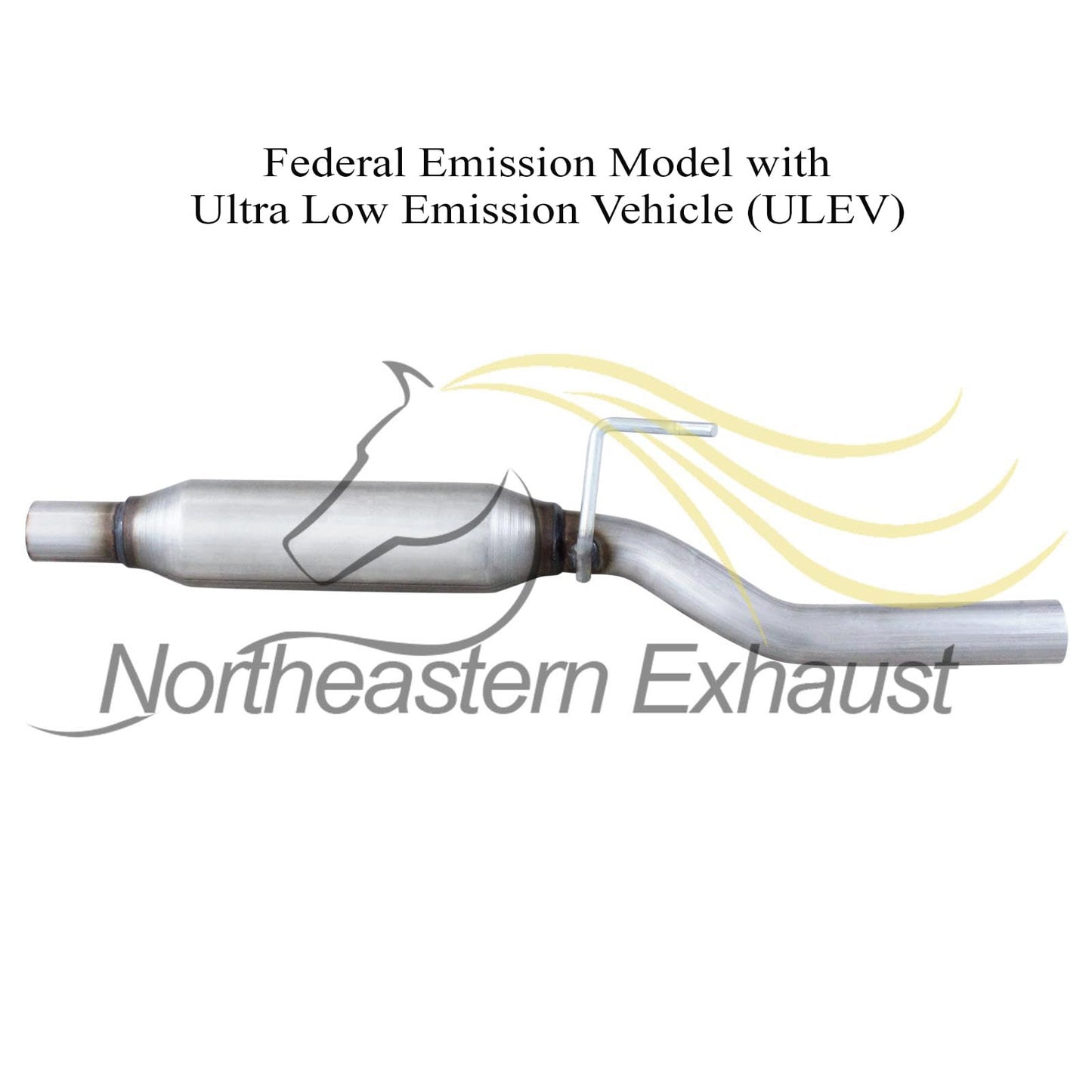 Northeastern Exhaust | Stainless Steel EPA-Approved Front Pipe Catalytic, Resonator Exhaust System Compatible for 2011-2013 Hyundai Elantra 1.8L | Free Gasket, Clamp & Sleeve | For Federal Emissions with ULEV