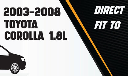 Catalytic Converter without Resonator for Pontiac Vibe 2003-2008 1.8L | Toyota Corolla & Matrix 2003-2008 1.8L