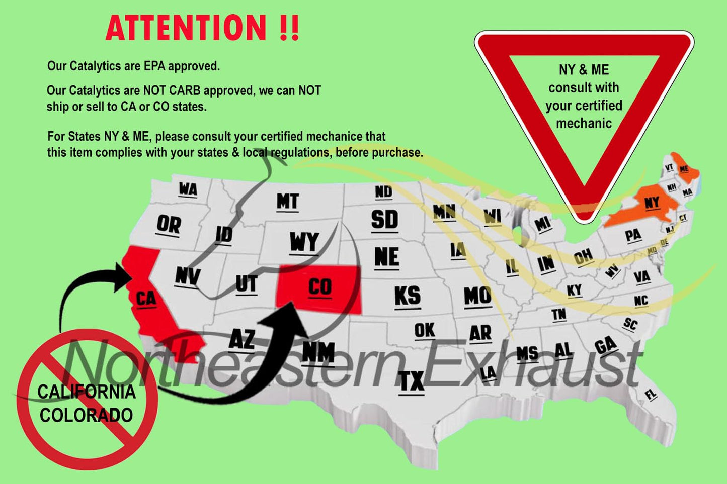 Catalytic Converter without Resonator for Pontiac Vibe 2003-2008 1.8L | Toyota Corolla & Matrix 2003-2008 1.8L