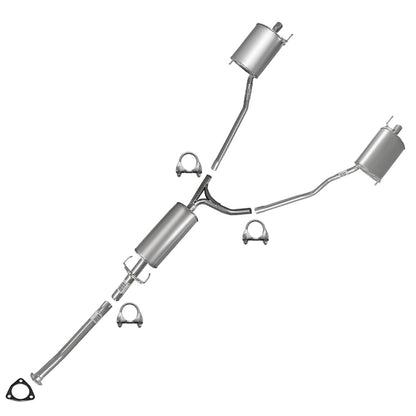 2009-2015 Honda Pilot 3.5L Exhaust Resonator and Muffler Assembly