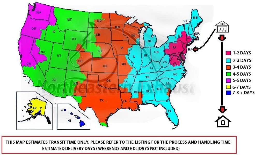 Colt Exhaust - Universal 1.75" Glass Pack Muffler/Resonator (Stainless Steel, 20" Length)