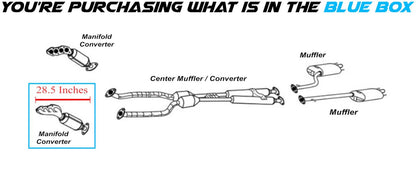 EPA Approved Driver-side Manifold with Integrated Catalytic Converter - For Lexus