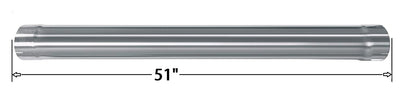Colt Exhaust | Stainless Steel Straight Pipe Polished Exhaust Pipe Universal Fit (5" ID/OD x 51" long) | Automotive Replacement Part