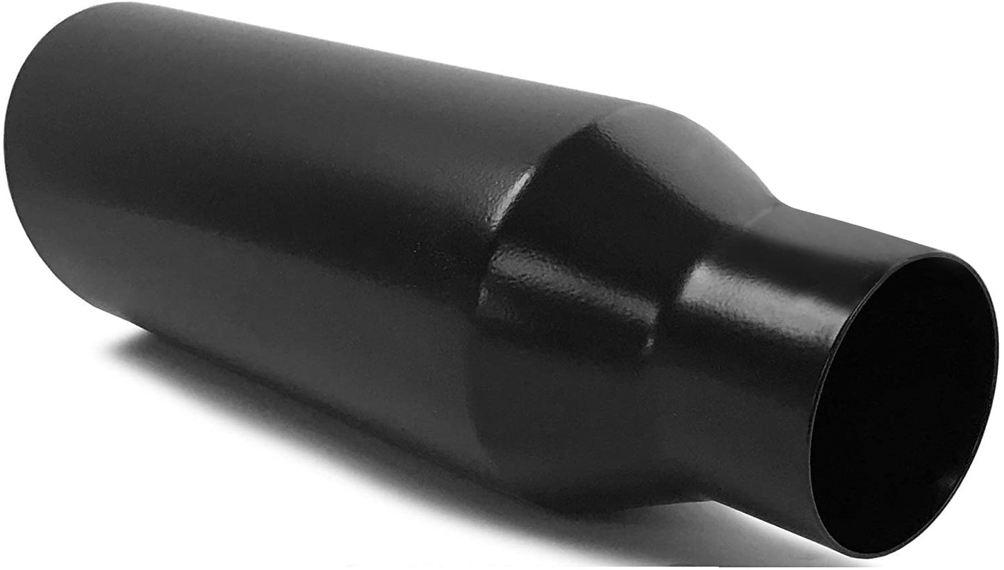Pair of Universal Exhaust Tips (2.5" ID x 4" OD x 12" Long)