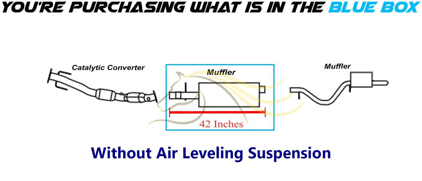 Exhaust Muffler for 2006-2007 Buick Rainier 4.2L, 2006-2009 Chevy Trailblazer/GMC Envoy 4.2L