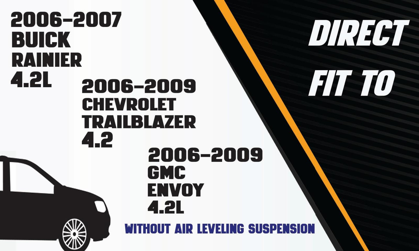 Exhaust Muffler for 2006-2007 Buick Rainier 4.2L, 2006-2009 Chevy Trailblazer/GMC Envoy 4.2L