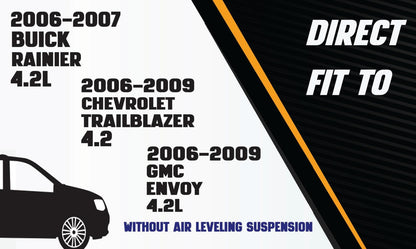 Exhaust Muffler for 2006-2007 Buick Rainier 4.2L, 2006-2009 Chevy Trailblazer/GMC Envoy 4.2L