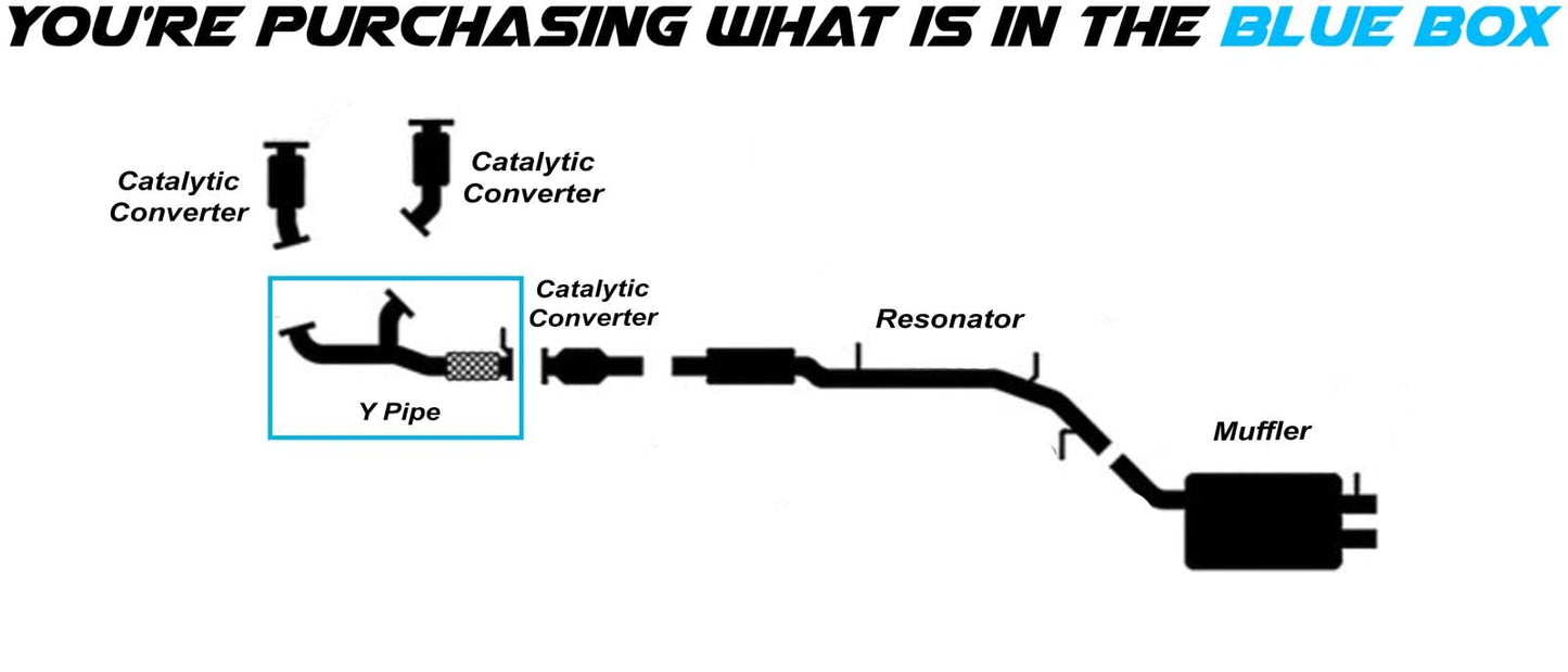 Exhaust Y-Pipe 2009-2012 Ford Flex/Taurus and 2008-2009 Mercury Sable 3.5L