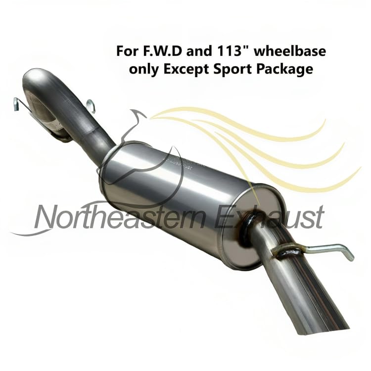 2006 Chevy Uplander 3.5L | 2007-2008 Uplander 3.9L | 2002-2004 Venture 3.4L | 2002-2004 Pointiac Montana 3.4L | 2007-2009 Montana 3.9L Exhaust Resonator