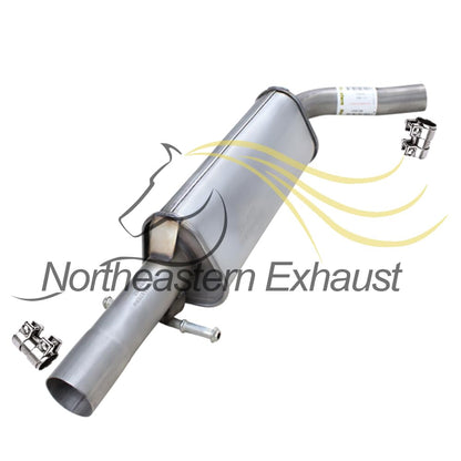 Northeastern Exhaust | Stainless Steel Exhaust Resonator Pipe Compatible for Volkswagen Beetle 1999-2005 1.8L | Volkswagen Beetle 2006-2010 2.5L | Free Sleeves Included | Automotive Replacement Part