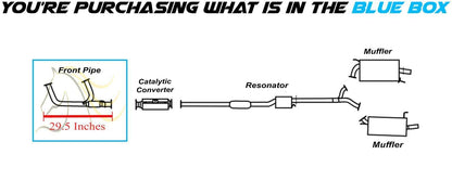Exhaust Front Y-Pipe for 1998-2003 Honda Accord 3.0L and Acura CL/TL 3.2L