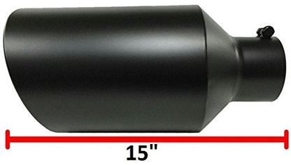 Universal Exhaust Tip - Black Coated